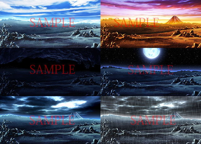 サンプル画像1:著作権フリー背景CG素材「荒野」(キュキュキュのQのQ) [d_149213]