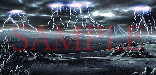 サンプル画像3:著作権フリー背景CG素材「荒野」(キュキュキュのQのQ) [d_149213]