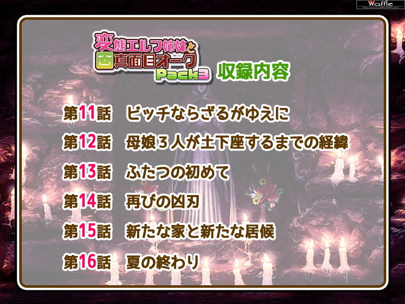サンプル画像6:変態エルフ姉妹と真面目オーク Pack3(Waffle) [d_152395]
