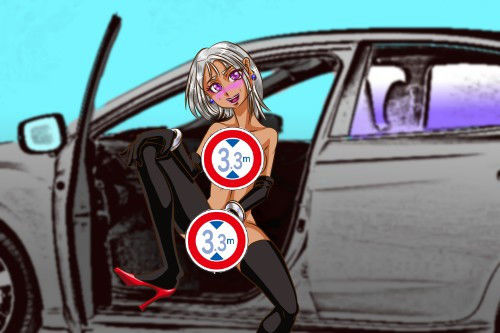 サンプル画像3:エロで覚える自動車学科問題(Adam’s Apple) [d_154418]