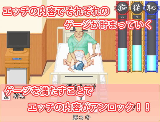 サンプル画像3:恥辱の病室(MF Future) [d_156600]