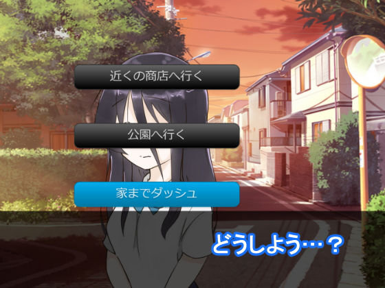 サンプル画像3:カヨのおしっこ我慢事情 -下校中におしっこ我慢出来なくなって-(300c.c.) [d_157774]