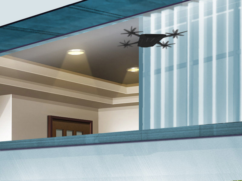 サンプル画像5:Dの秘翔！ディのひしょうドローンで覗き！寝取られADV(Pピング) [d_158284]