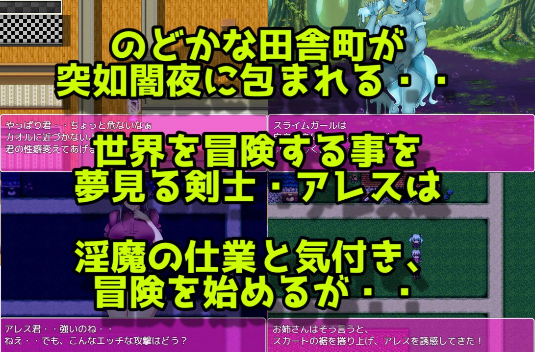 サンプル画像5:ひたすら淫魔に逆レイプされるだけのRPG～バッドエンドストーリー～(ドライドリーム) [d_158615]