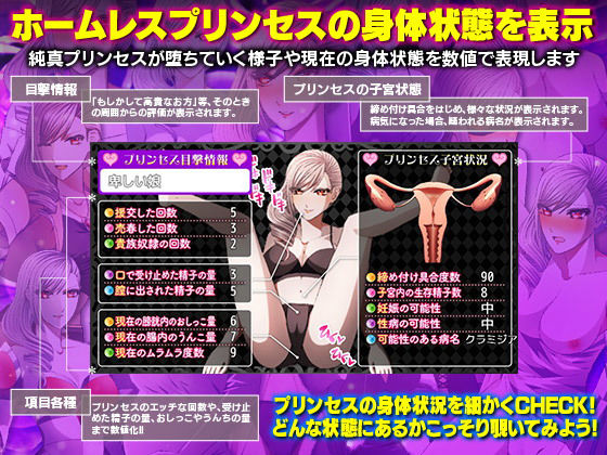 サンプル画像4:ホームレスに身を落としたプリンセスと過ごす ゴミ溜め同棲生活！(Pe-B4) [d_159113]