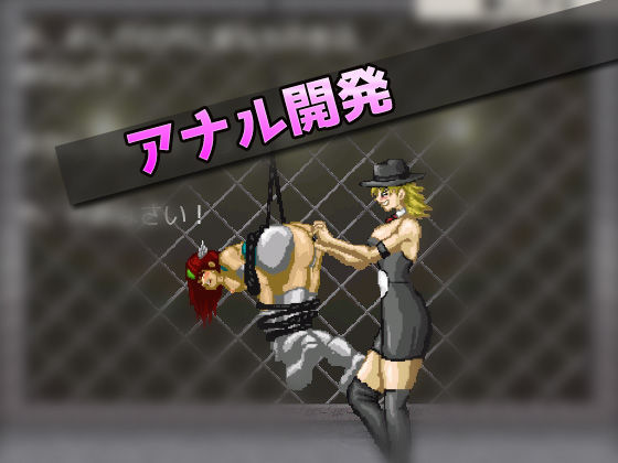 サンプル画像2:囚われた女ヒーローに陵●お仕置き～オナニー用ミニゲーム(同人美少女ゲーム) [d_168456]