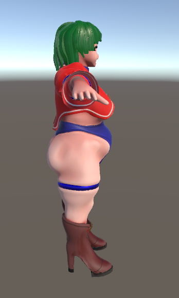 3Dモデル VRchat用モデル 本郷君子さんのサンプル画像 6