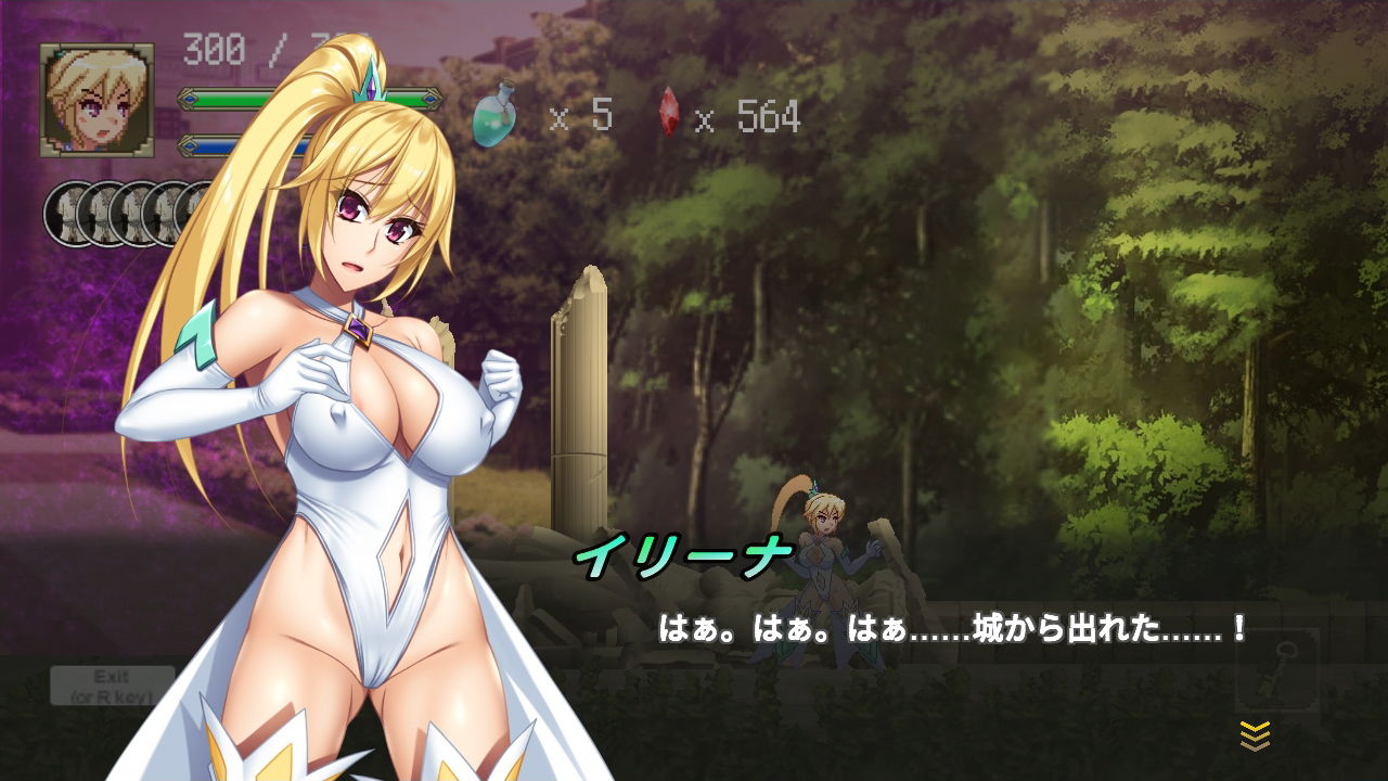 サンプル画像3:敗走のラストダンジョン～屈辱の女武闘家イリーナ～(ぴんくばなな・ソフト) [d_170473]