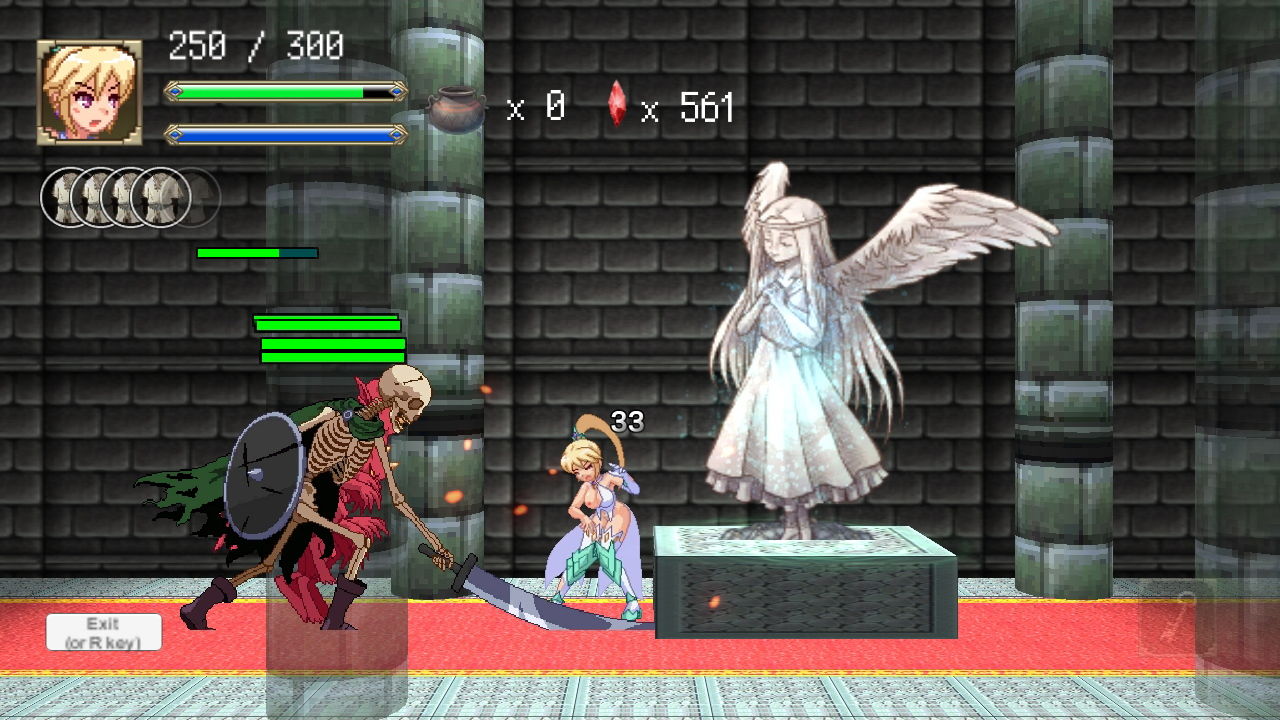 サンプル画像6:敗走のラストダンジョン～屈辱の女武闘家イリーナ～(ぴんくばなな・ソフト) [d_170473]