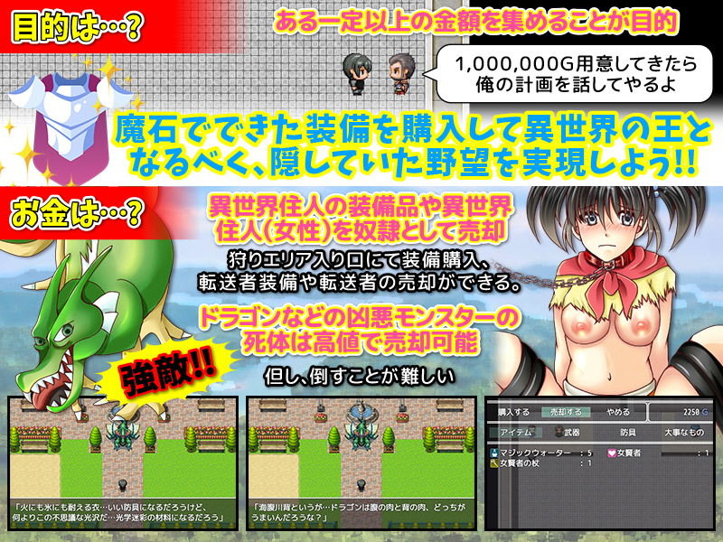 サンプル画像3:ファンタジー世界から来た転送者はこっちの世界でエロ奴●として高値で売られます(万草丸) [d_174497]