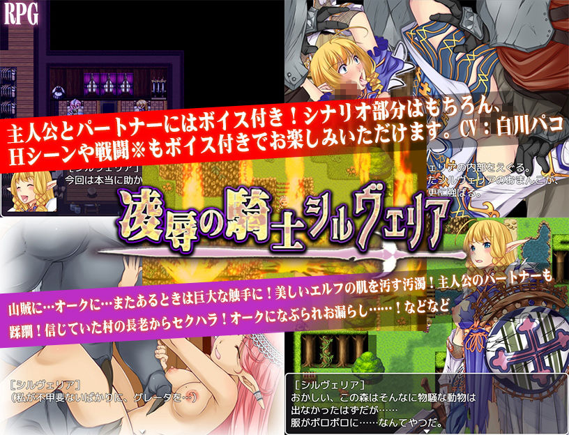 サンプル画像2:凌●の騎士シルヴェリア(チャンプルX) [d_176731]