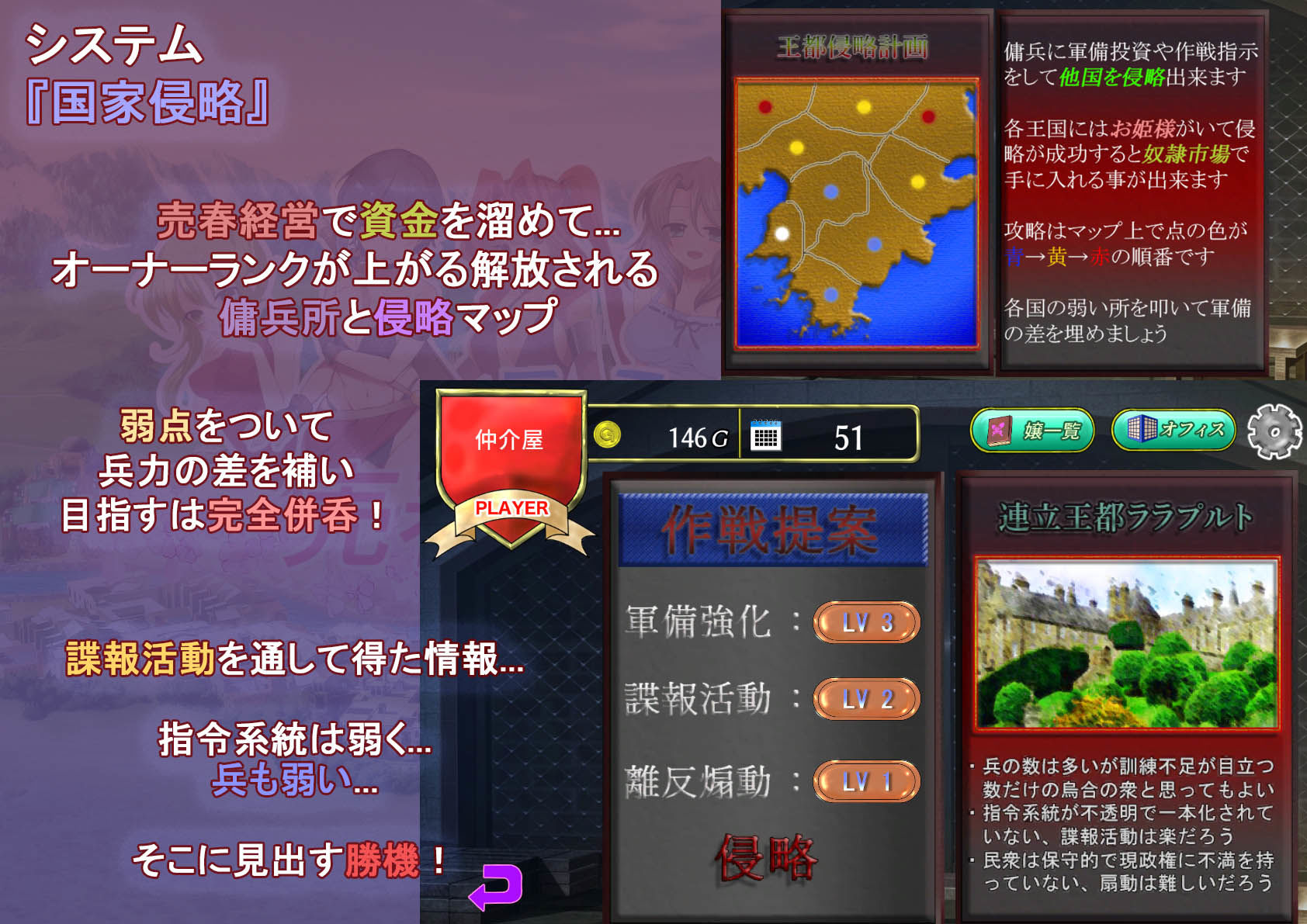 サンプル画像6:そうだ売春経営しようVer.2.0(肩引こ) [d_182014]