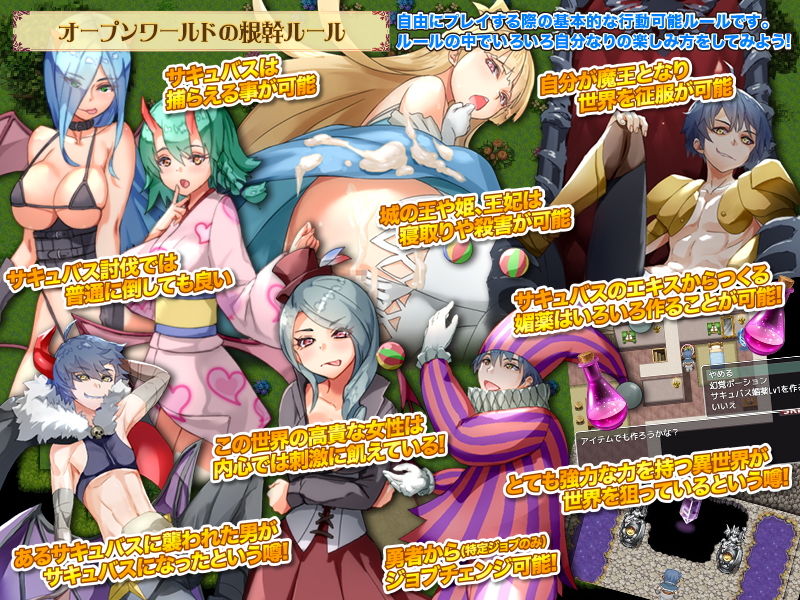 サンプル画像5:退屈している勇者様がわざとサキュバスに搾られる旅に出ようとしています(Are！) [d_183103]