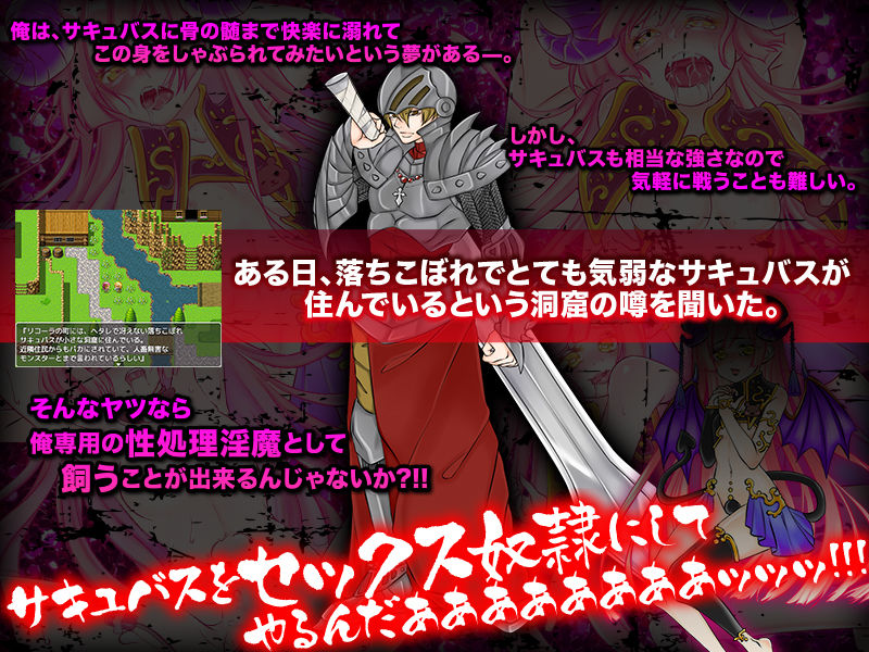 サンプル画像1:サキュバスに搾られたい冒険者の淫魔育成日記(GIGDISPLAY) [d_184806]