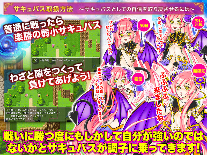 サンプル画像3:サキュバスに搾られたい冒険者の淫魔育成日記(GIGDISPLAY) [d_184806]