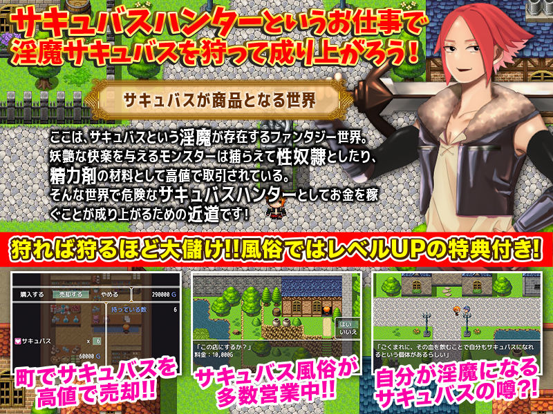 サンプル画像1:サキュバスを狩って成り上がろう！(第七飛行中隊（紫電改）) [d_186052]