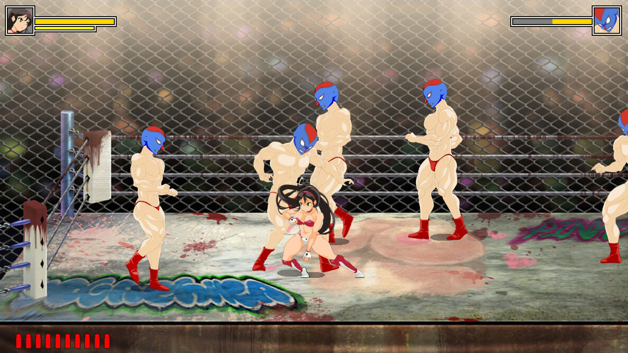 サンプル画像3:女子プロレスラー神垣カエデ〜闇プロレスへ潜入せよ〜(アーモンドと巨牛乳) [d_186296]