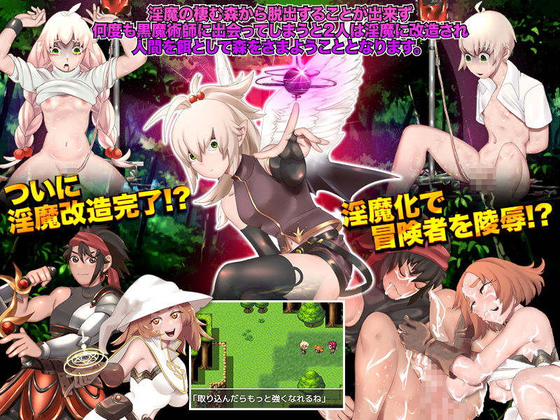 サンプル画像5:淫魔の棲む森からの脱出(第七飛行中隊（紫電改）) [d_186431]