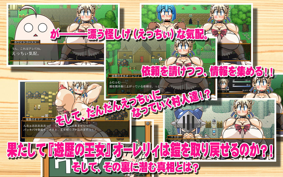 サンプル画像2:くえすと＆クエスト〜 遊歴の王女オーレリィIII編(明日はどっちだっ！？) [d_186510]