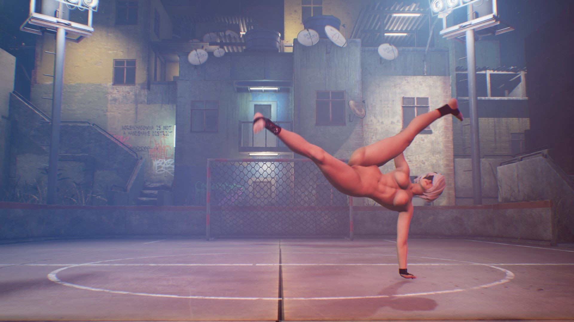 サンプル画像2:全裸ファイター360°(AOG Project) [d_186826]