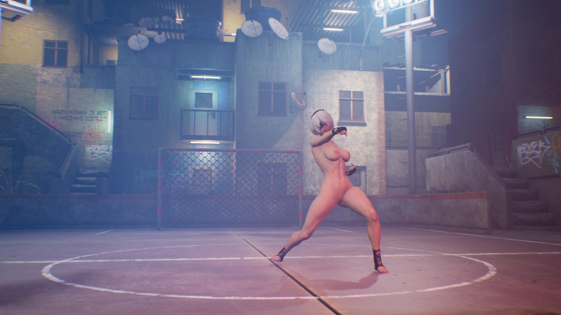 サンプル画像3:全裸ファイター360°(AOG Project) [d_186826]