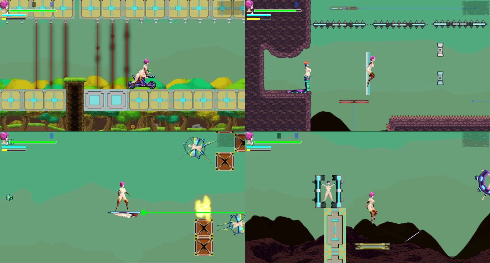 サンプル画像2:Cyber Girl 1.0 Booting(PsychoGameFan) [d_188937]