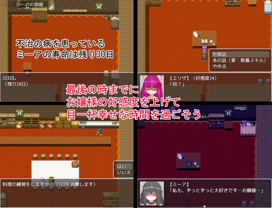 サンプル画像2:世界一幸せな奴●の少女とその奴●の事が大好きな発情期のツンデレ猫耳お嬢様(山月亭) [d_189457]