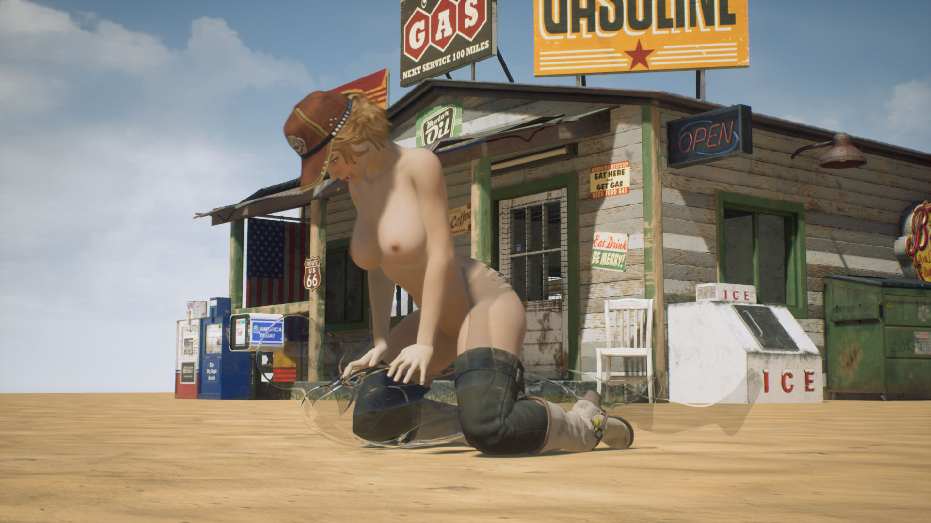 サンプル画像1:コスプレSEX360° ガール・メカニック(AOG Project) [d_190040]