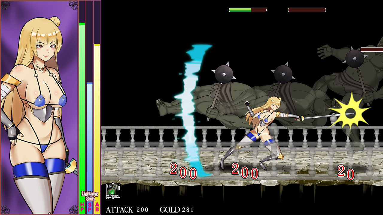 サンプル画像6:黄金の辱姦戦記-女戦士よ、オークに奪われた王国を奪還せよ！-(シャルルハンター) [d_190737]