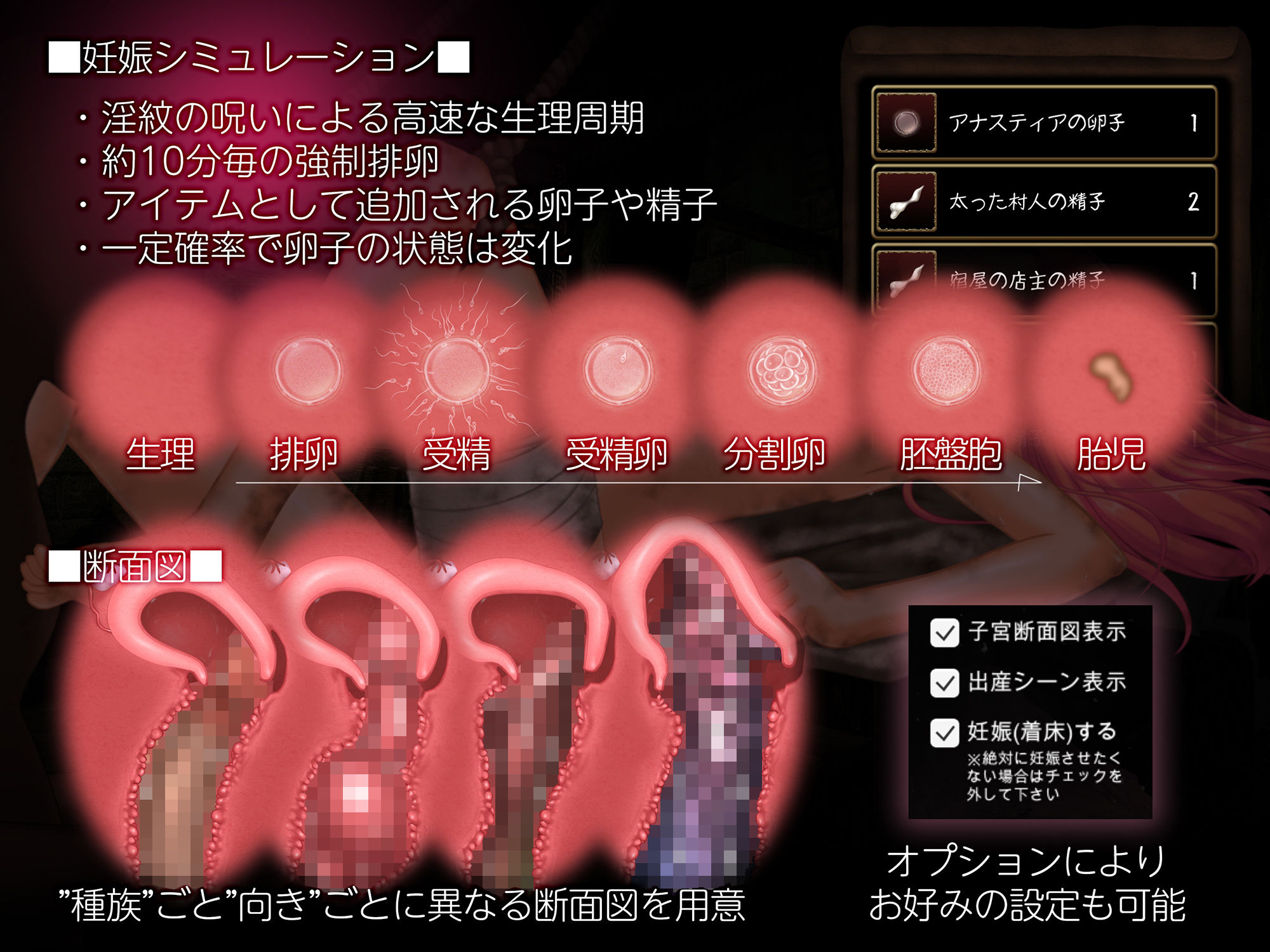 サンプル画像5:零落の姫騎士アナスティア〜どの種族の精子でも受精する呪いの淫紋〜(mico) [d_193064]