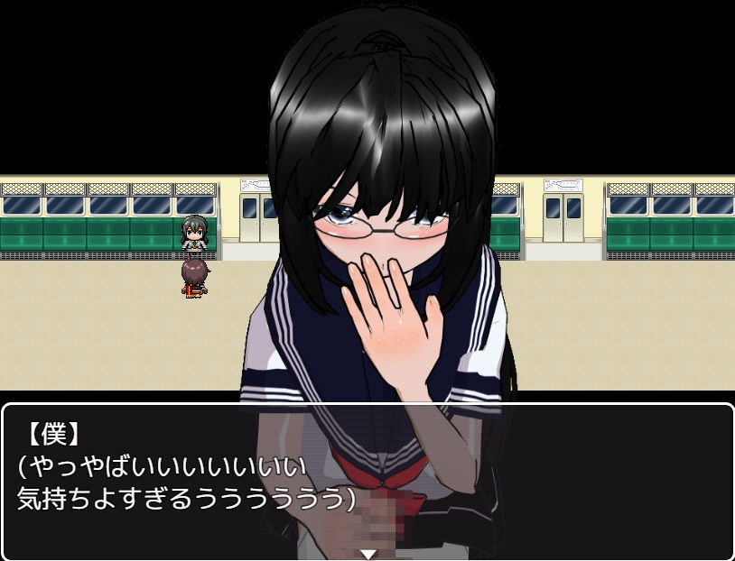 サンプル画像5:パンツ丸見えミニスカ真面目JKに痴●をした結果(ハードコア001) [d_194428]