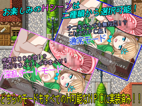 サンプル画像1:THE NPC姦 〜ニートだった俺が（以下略）〜(二次元御殿) [d_196759]