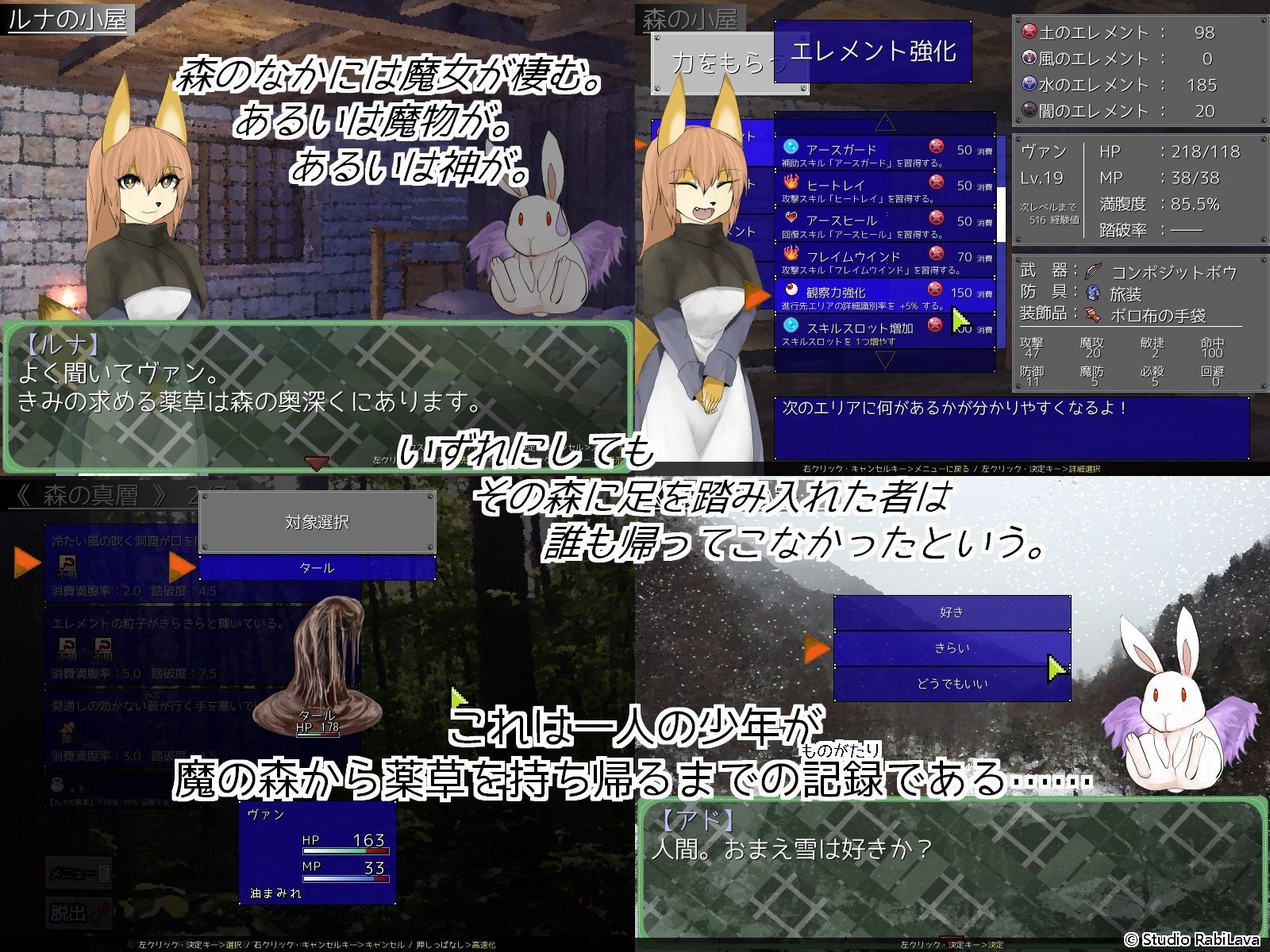 サンプル画像1:森のけもっ狐おねえさん(スタジオらびらば) [d_197359]