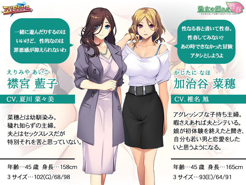 サンプル画像1:熟女の爛れた性春〜まだまだオンナを捨てたわけじゃないのよ？〜(アパダッシュ) [d_197691]