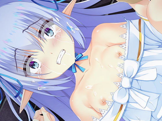 サンプル画像2:森にお花つみに行って捕らわれたエルフの森の少女(しゅ〜くりぃ〜む) [d_198590]