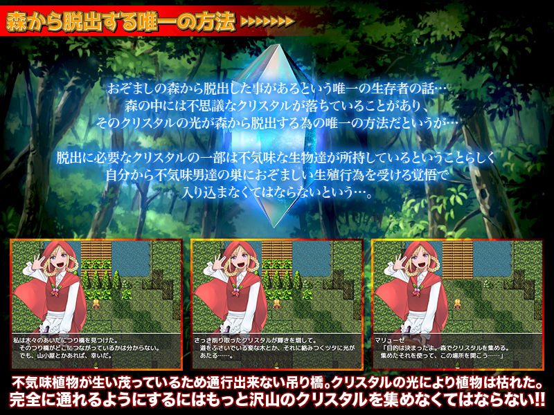 サンプル画像3:おぞましの森 〜モンスター姦の妊娠地獄からの脱出〜(中津マッキー) [d_198672]