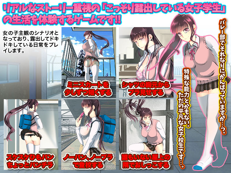 サンプル画像2:女子によるリアルな露出報告が来ました(殿方温泉) [d_201204]