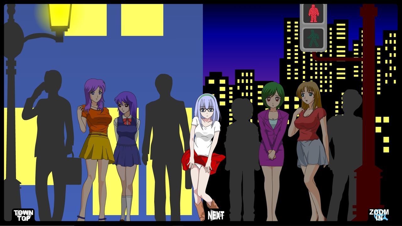 サンプル画像4:ネオパンチラタウン(fuel-brain) [d_208868]