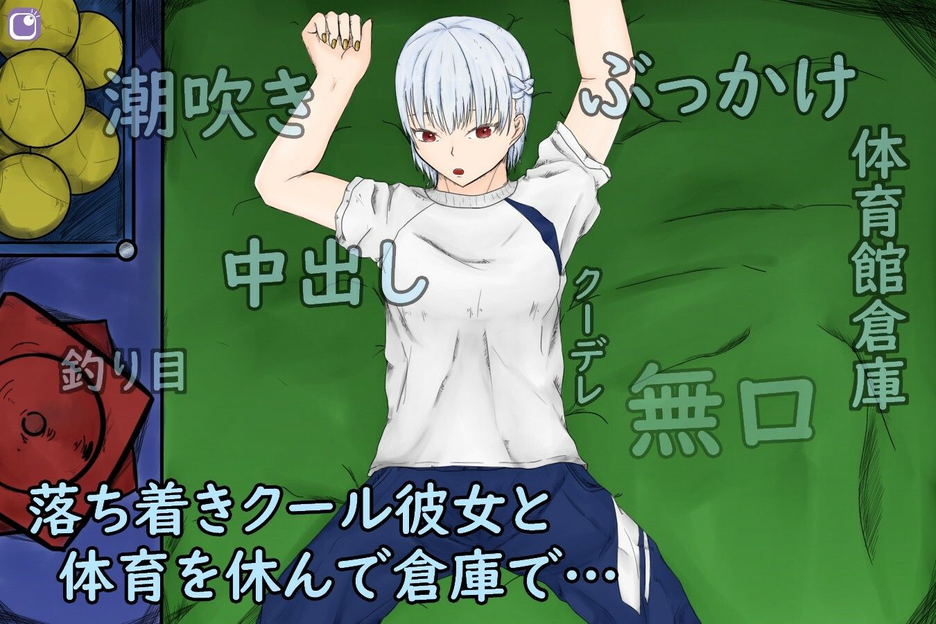 サンプル画像1:SkipTimeCoolGirl〜体育をサボる頼んだら断れないクール彼女と体育館倉庫でぶっかけ中出し〜(青。) [d_211161]