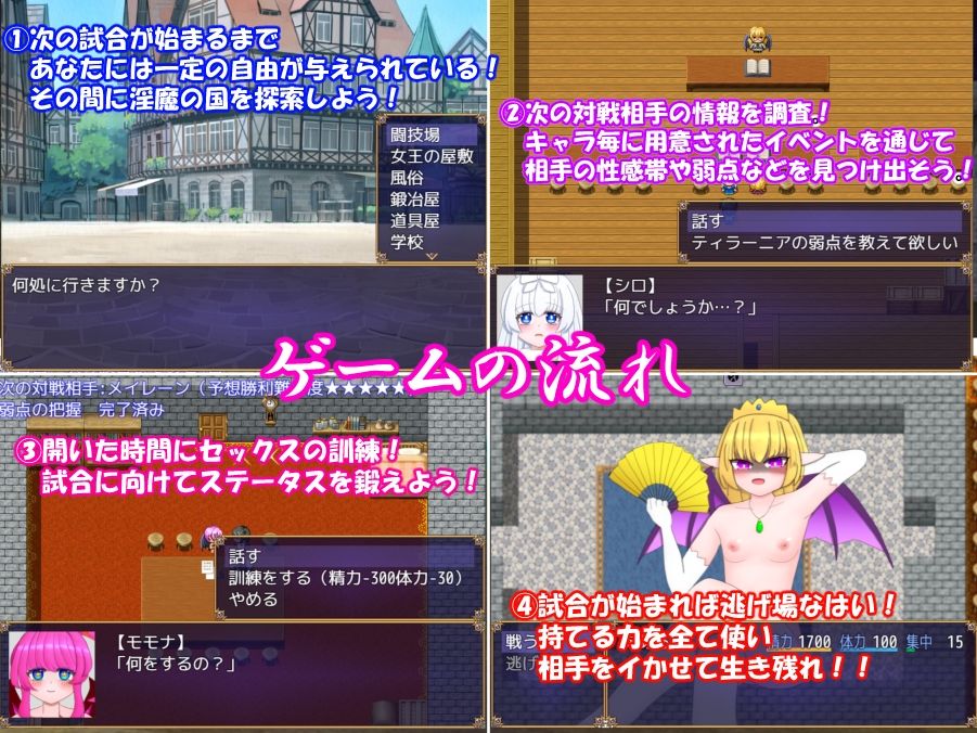 サンプル画像2:サキュバスの闘技場(山月亭) [d_212534]