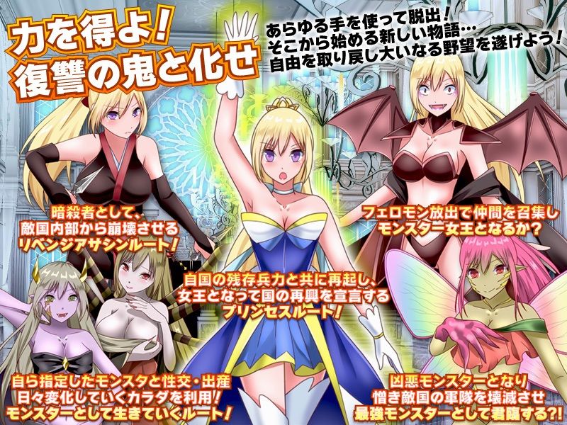 サンプル画像4:異種姦妊娠実験の姫 -侵略された亡国のお姫様の残酷物語-(視萌妻喜) [d_219686]