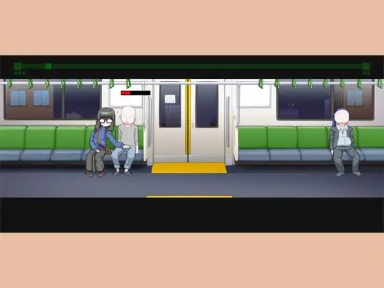 サンプル画像1:電車の痴女ちゃん / The Train Little Pervert Girl(下町妄想街) [d_223747]