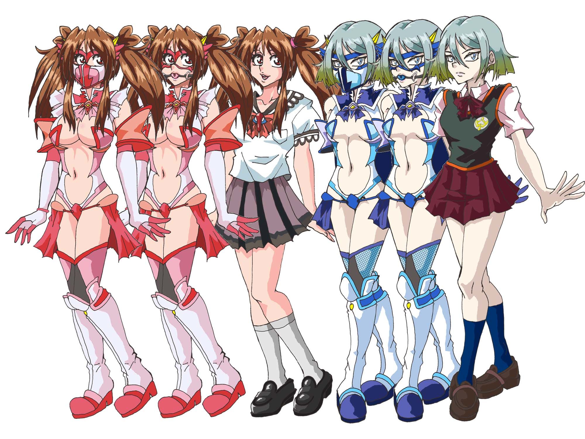 サンプル画像3:戦鴇飛翔アイドビルス〜猿轡がなければ戦えないヒロインたち〜(セシュター) [d_229604]