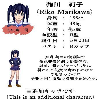 サンプル画像3:「WOLF〜エッチなアップデート型格闘ゲーム〜」の追加キャラリコ(WOLF) [d_230151]