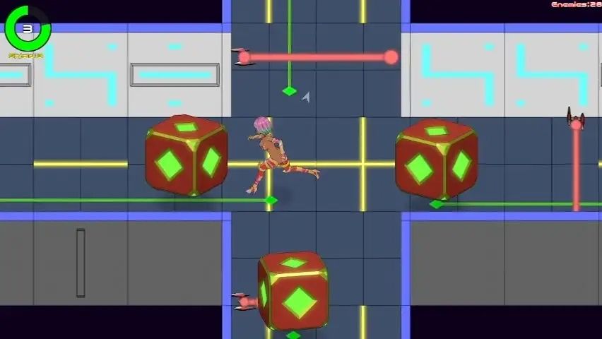 サンプル画像5:Cyber Girl 1.9 LOADING(PsychoGameFan) [d_234351]