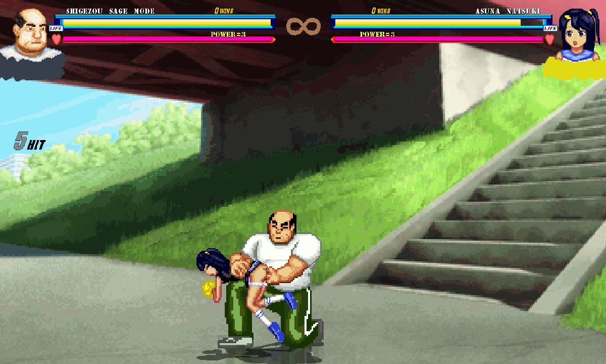 サンプル画像4:「WOLF〜エッチなアップデート型格闘ゲーム〜」の追加キャラ「シゲゾウ賢者モード」(WOLF) [d_234956]