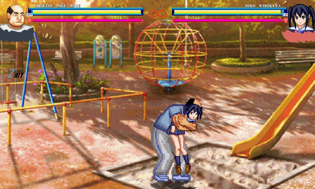 サンプル画像5:「WOLF〜エッチなアップデート型格闘ゲーム〜」の追加キャラ「シゲゾウ賢者モード」(WOLF) [d_234956]