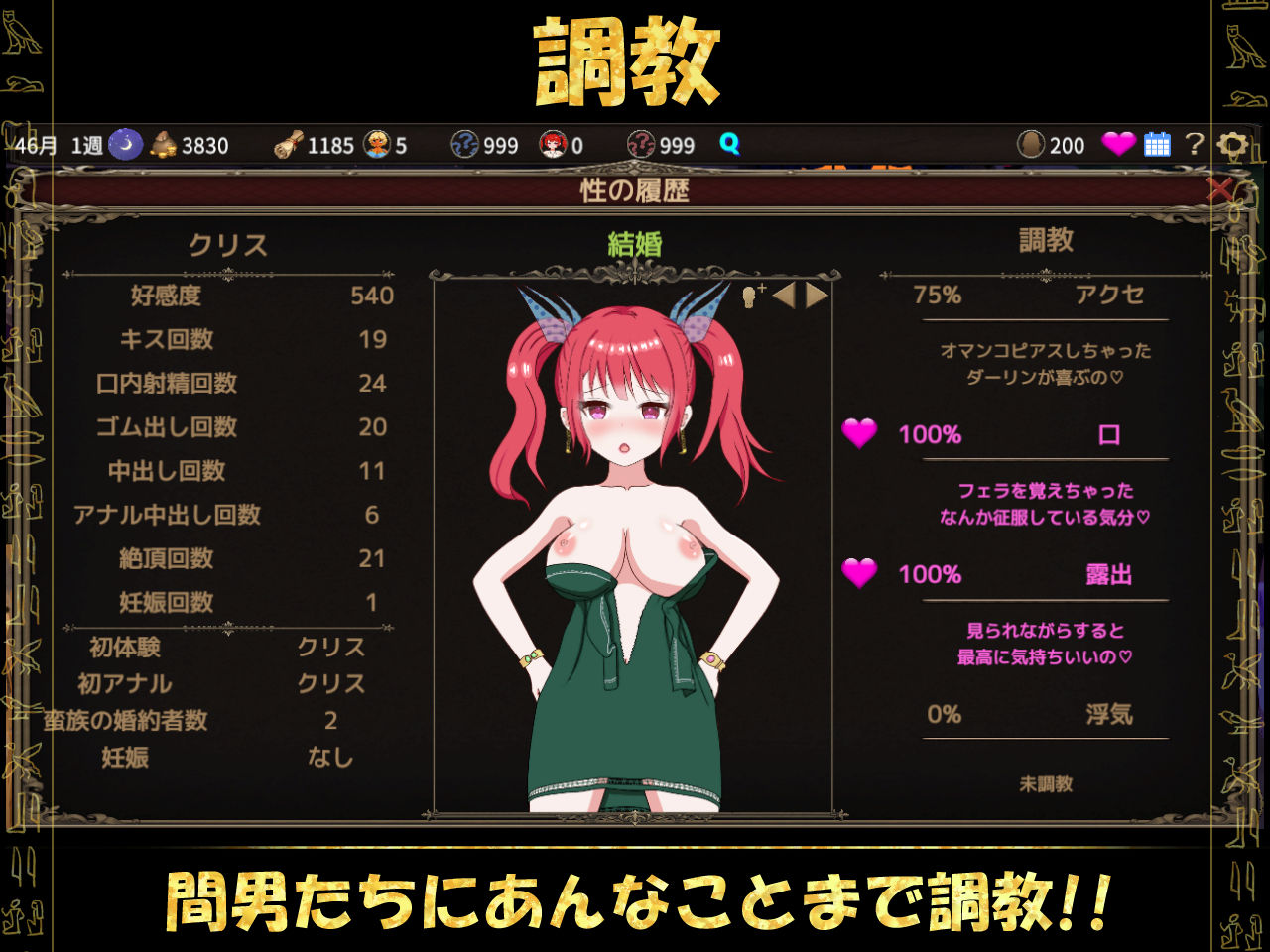 サンプル画像3:蛮族に狙われた村〜村丸ごと寝取られちゃうシミュレーション〜(毛ガニ研究室) [d_235083]