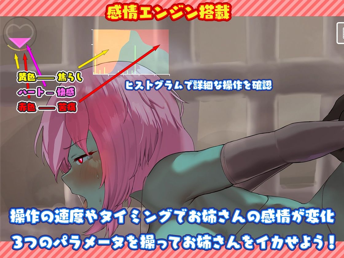 サンプル画像4:ネジ込みシミュレーターVol4 -強気クールお姉さんの極太野人ちんぽぐちょぐちょ挿れ放題！！-【性器拡張・ガチSEX】(やぶから堂) [d_235713]