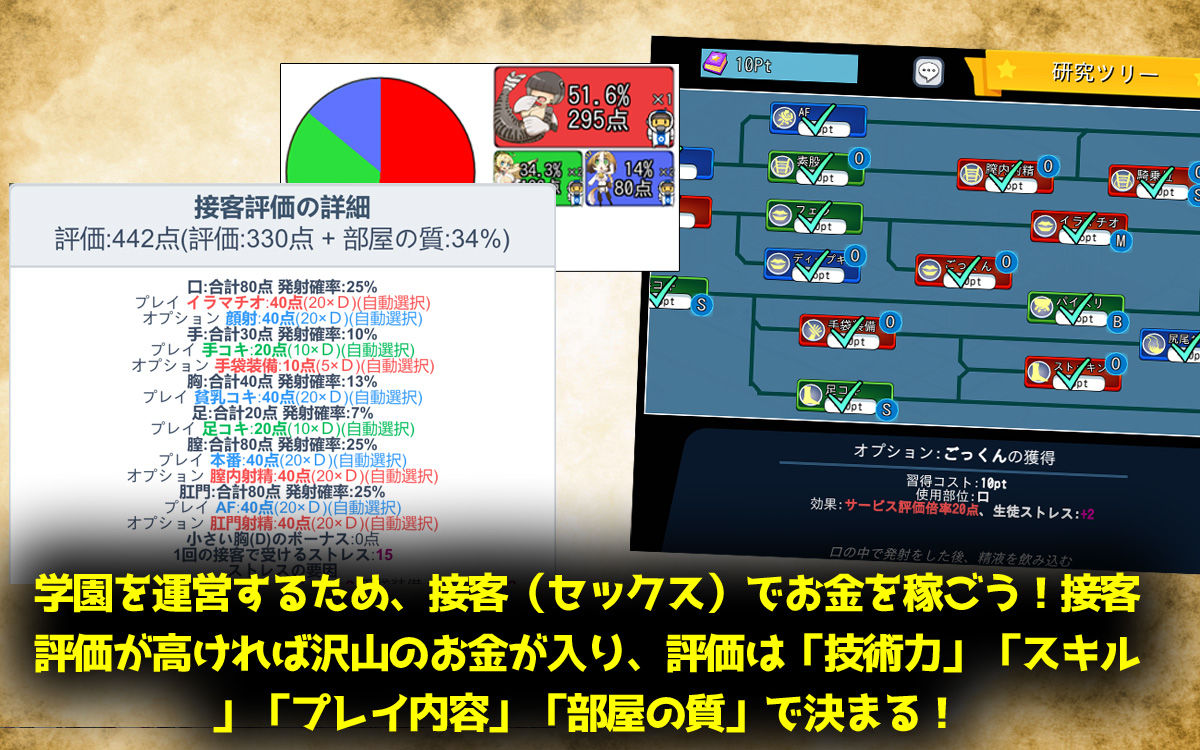 サンプル画像1:モン娘学園（DLSiteで大ヒット！バグ対応済みの動作安定版）(新宿調教センター) [d_236260]